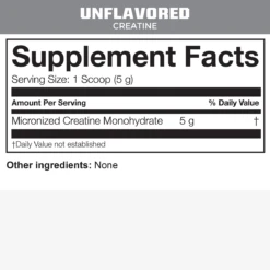 CREATINE MONOHYDRATE -Mtn Ops Shop CREATINE Unflavored SFP 2023 1130