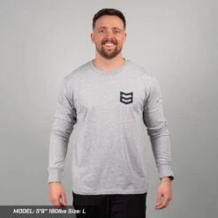 FOUND LONG SLEEVE -Mtn Ops Shop FoundLSModelSpec