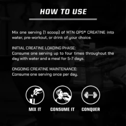 CREATINE MONOHYDRATE -Mtn Ops Shop creatine monohydratesupplements2135000150 369267