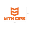 MTN OPS VINYL DECAL -Mtn Ops Shop mtn ops vinyl decaldecal8503123699 932226