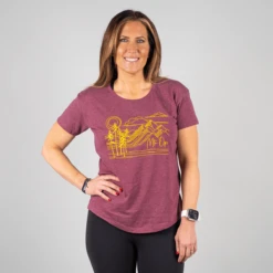 WOMEN'S HAPPY PLACE TEE -Mtn Ops Shop womens happy place teeshirt8204404301 914022